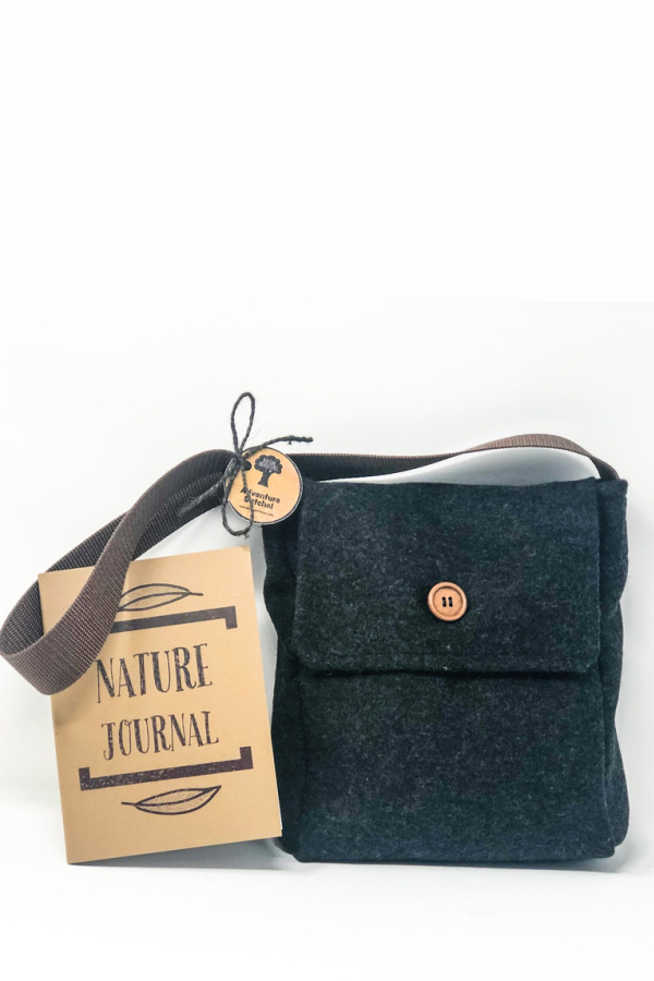 Handmade satchel + nature journal set for kids | Best gifts for 7 year olds