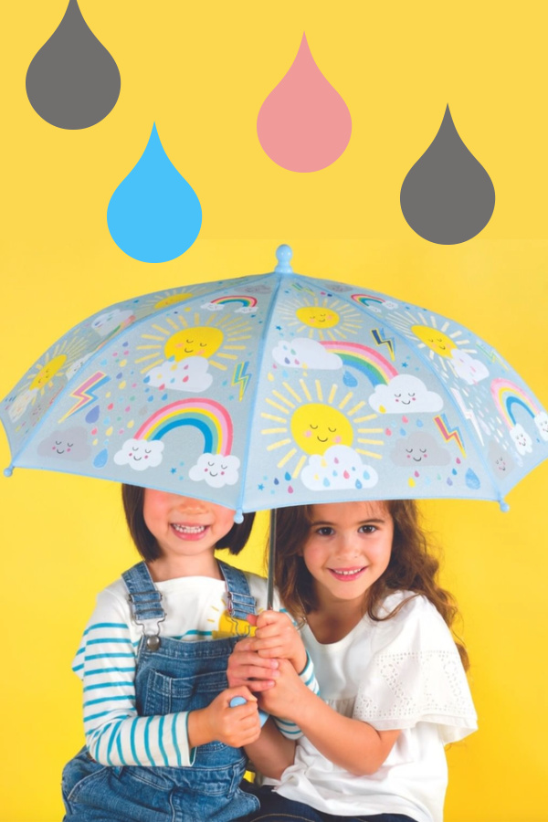 Magic color-changing umbrellas from Floss & Rock in so many cute patterns | The coolest gifts for 4 year olds
