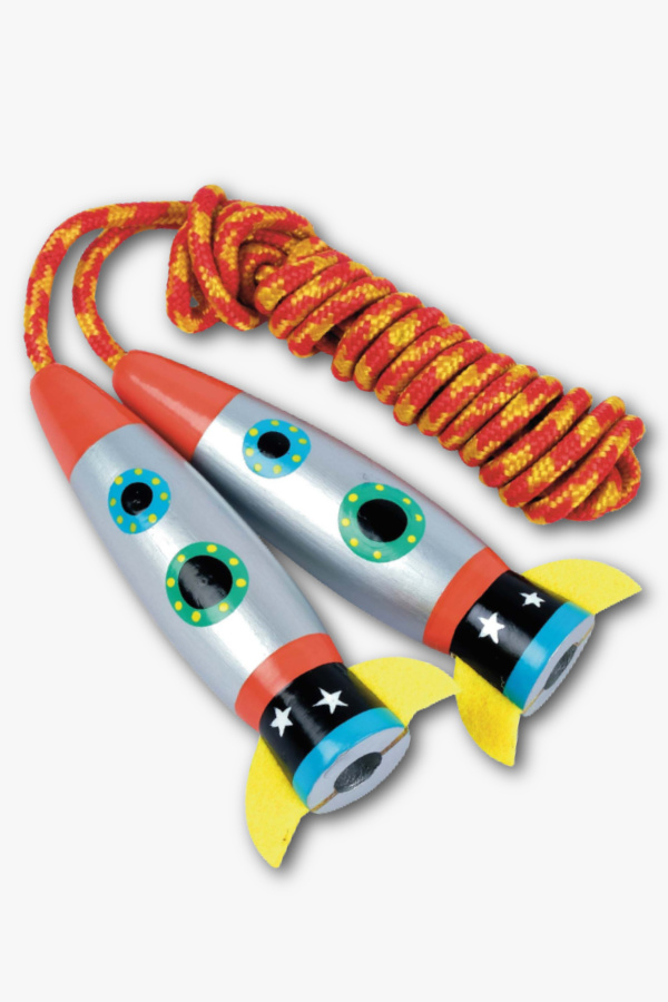 Cool jump ropes in themes like rocket ships, sharks and unicorns | The coolest gifts for 5 year olds