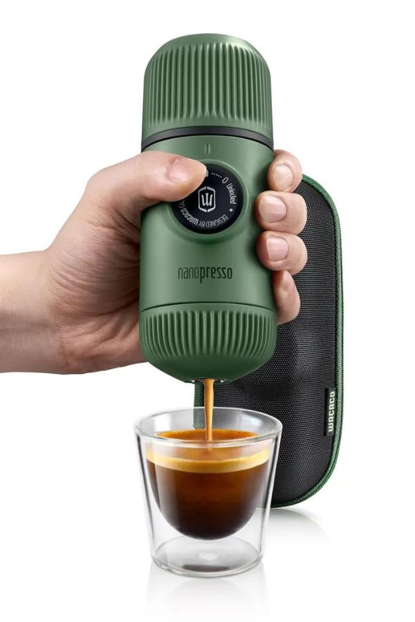 The Nanopresso handheld espresso maker is a cool gift for a college student.