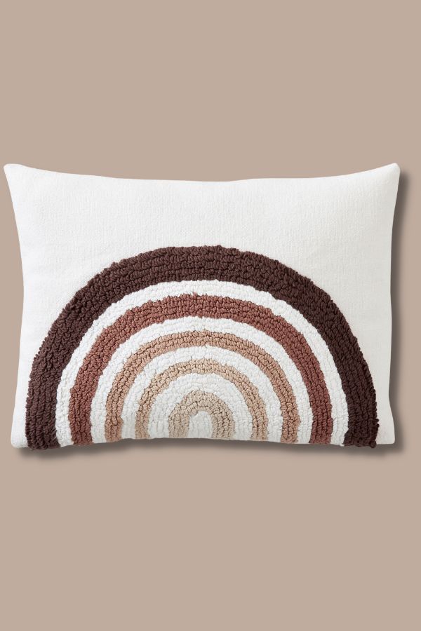 All the colors of the BIPOC rainbow on this PB Teen pillow that benefits NAACP (Gen Z gifts)