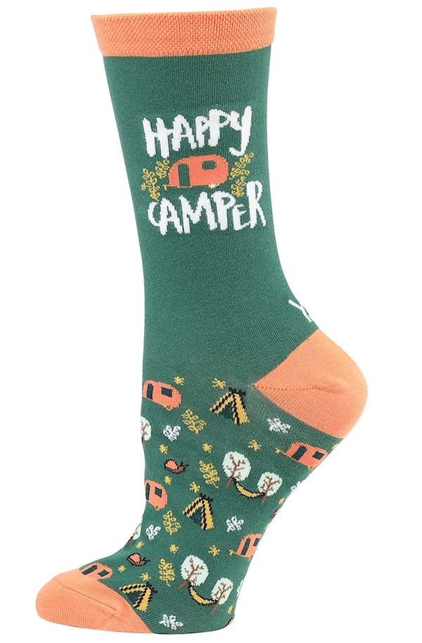 Gen Z will get a kick out of these Happy Camper socks which benefit the National Wildlife Foundation.