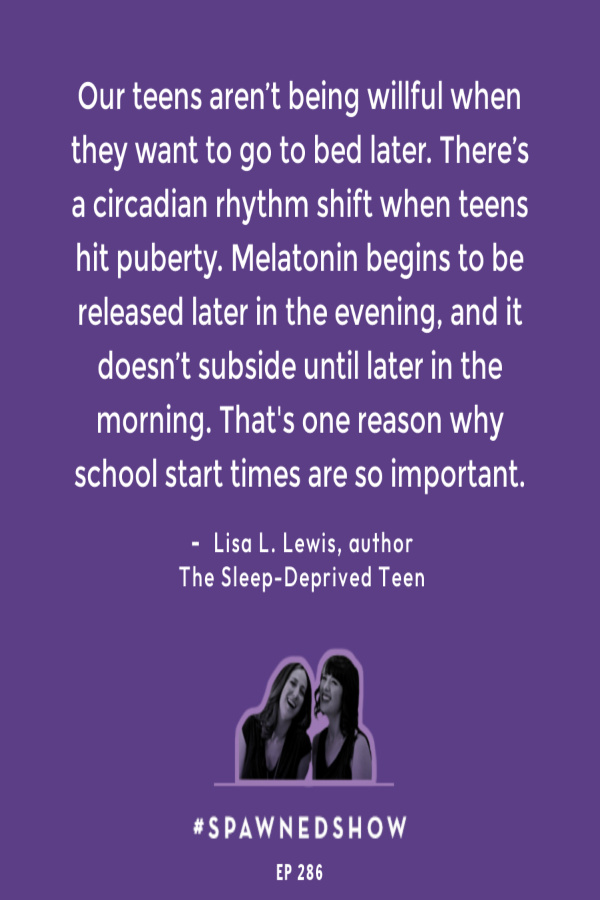 An interview Lisa L. Lewis, author of Sleep-Deprived Teen 