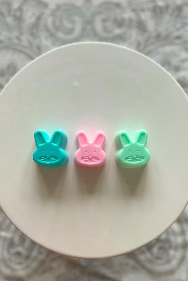 Love this affordable trio of bunny soaps from Bumble Bar Soaps.