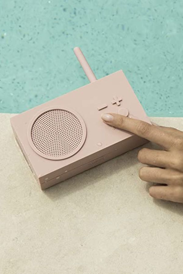 Coming in a dozen colors, this little wireless speaker is a great Easter gift for teens.