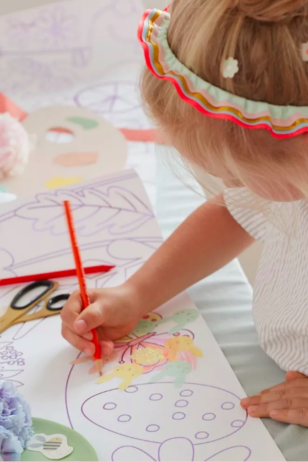 Meri Meri's two-pack of Easter coloring posters is a great gift for under $15.