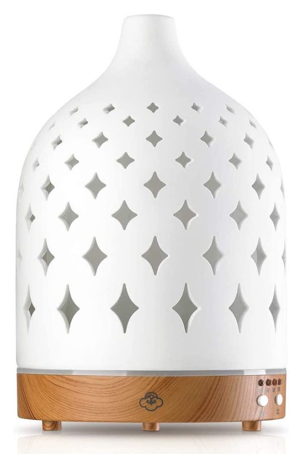 Ultraonic's Cool Mist Diffuser makes a pretty and nicely scented Mother's Day gift.