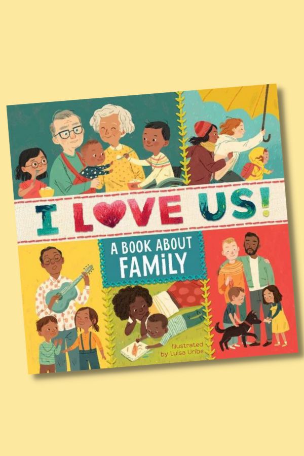 Sweet Father's Day gift under $20: I Love Us book about families.