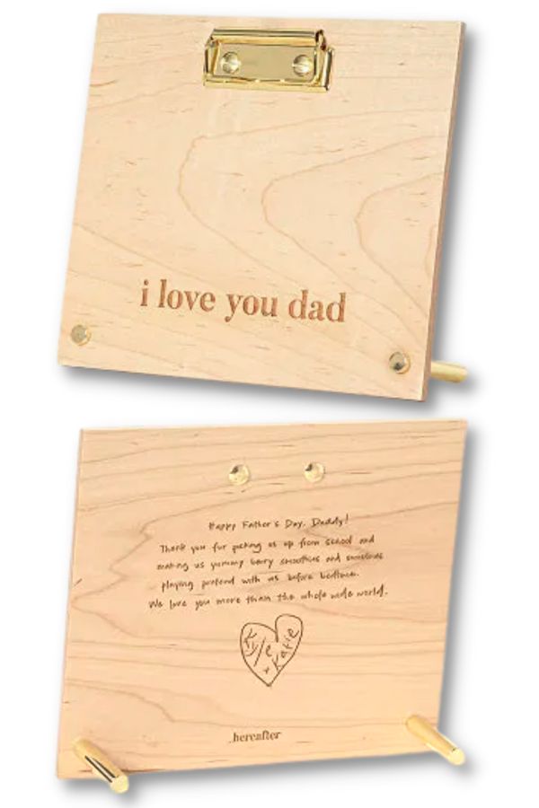 Father's Day gifts from Uncommon Goods: This personalized frame with your child's handwriting is such a special gift.