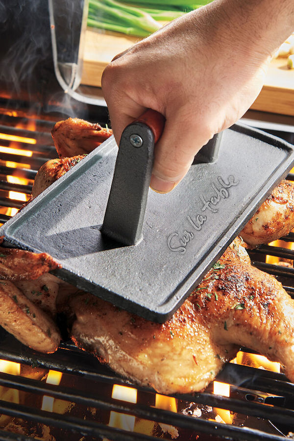 Cool but practical Father's Day gifts: Cast iron grill press at Sur La Table.