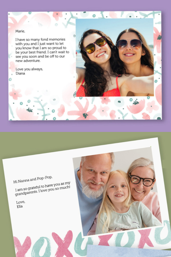 Summer camp care package ideas: Postables sends photo cards right from an app