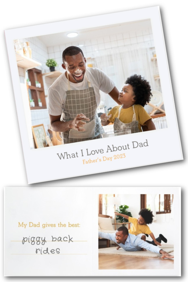 Father's Day gifts under $20: What I love about Dad custom photo book from Pinhole press. 25% off for a limited time!