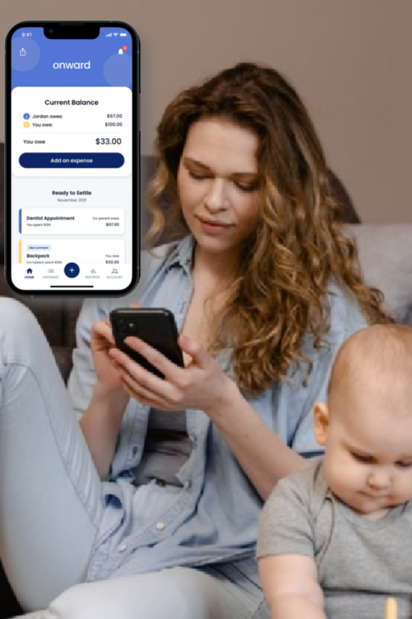 Onward app: Easy expense tracking for co-parents that helps keep your relationship healthy