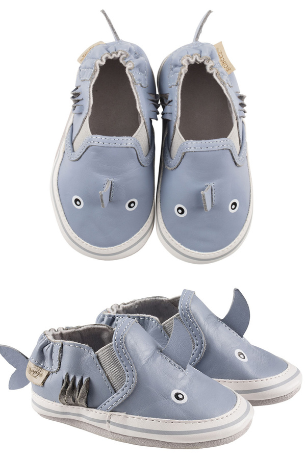 Baby shark soft soles baby shoes by Robeez | baby gifts under $30