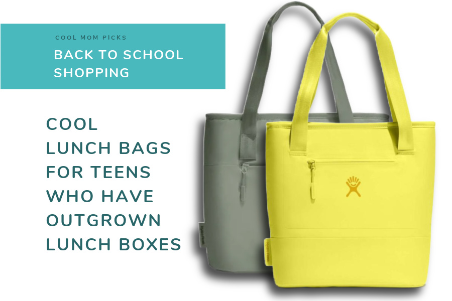 Lunch bags and totes for teens who have outgrown lunch boxes | Back to School Shopping