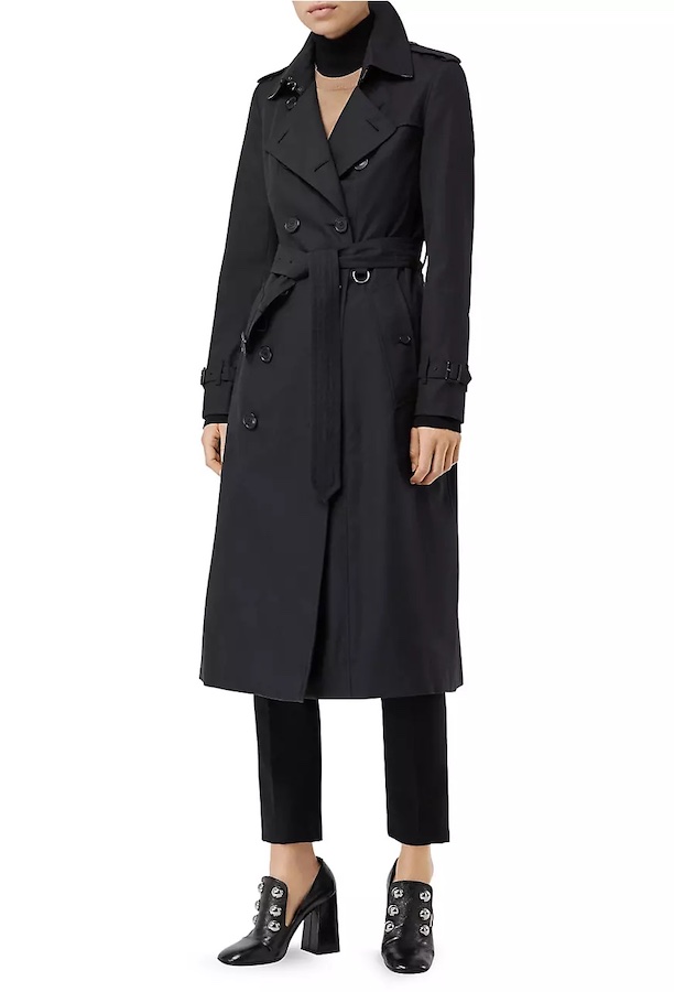 Burberry Heritage Chelsea Long-Length Trench Coat: The classic you'll wear forever then hand down to your kids