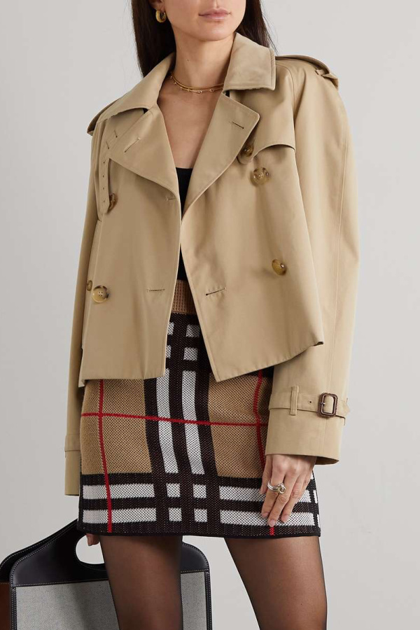 Stylish trenches for fall: Burberry's cropped trench is a stunner