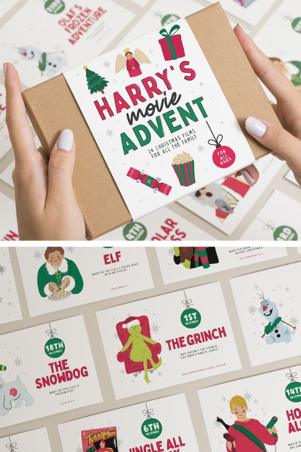 Best Advent Calendars of 2023: Personalized Holiday Movie Advent Calendar
