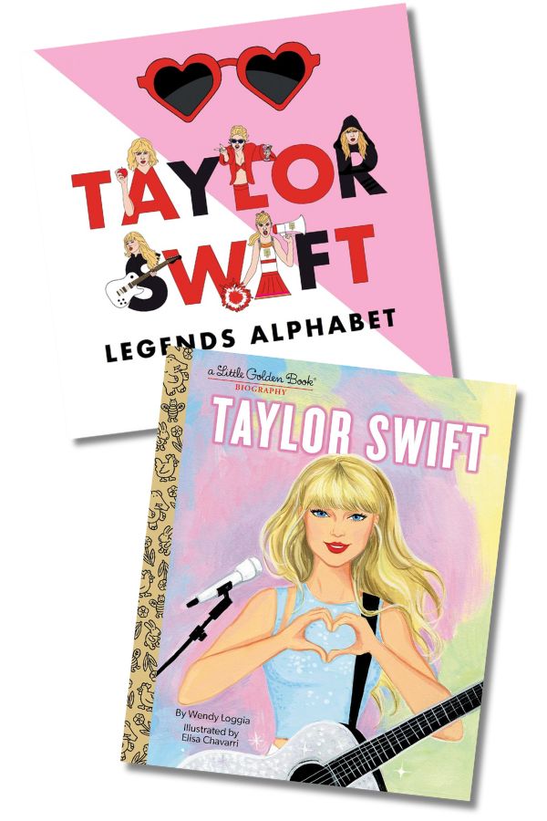 Taylor Swift-related ABC book and Little Golden Book both are a great gift for the little Swiftie