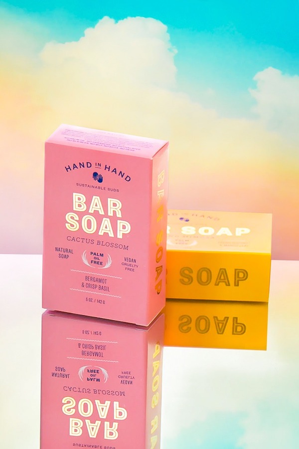 This Giving Tuesday, pick up bars of Hand in Hand bar soap which donates a bar for every one purchased.