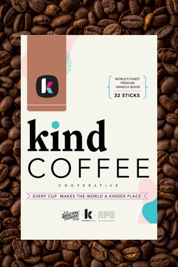 Kind Coffee is a new blend with body and mind benefits, and gives back to Kindness. org making it a great gift for the altruist (and coffee drinker)