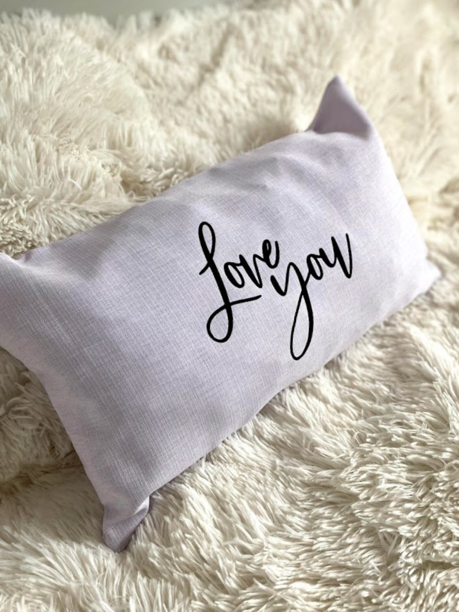 Love You pillow sham: Best holiday gifts under $15