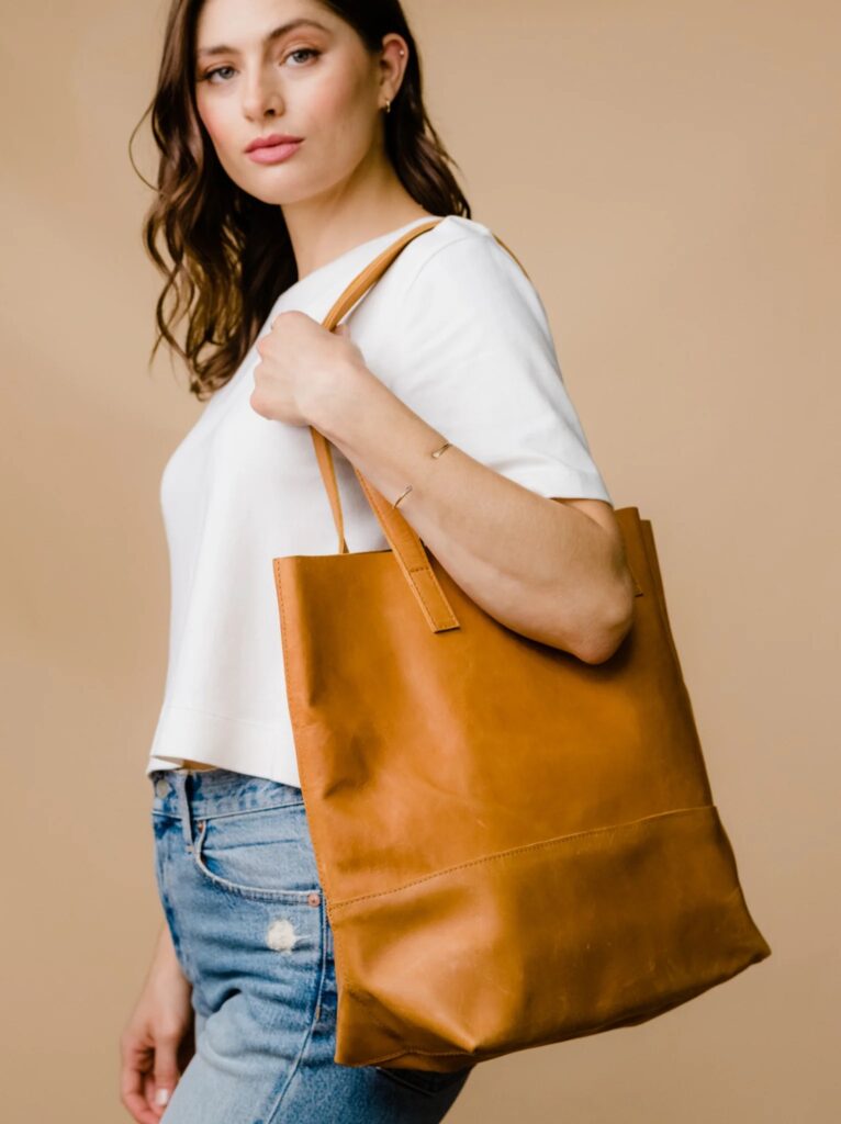 ABLE's classic Mamuye leather tote: An all-time favorite gift that gives back to women in need