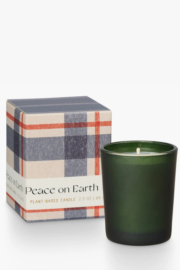 peace on earth holiday candle in balsam and cedar: The perfect gift under $15 for anyone on your list