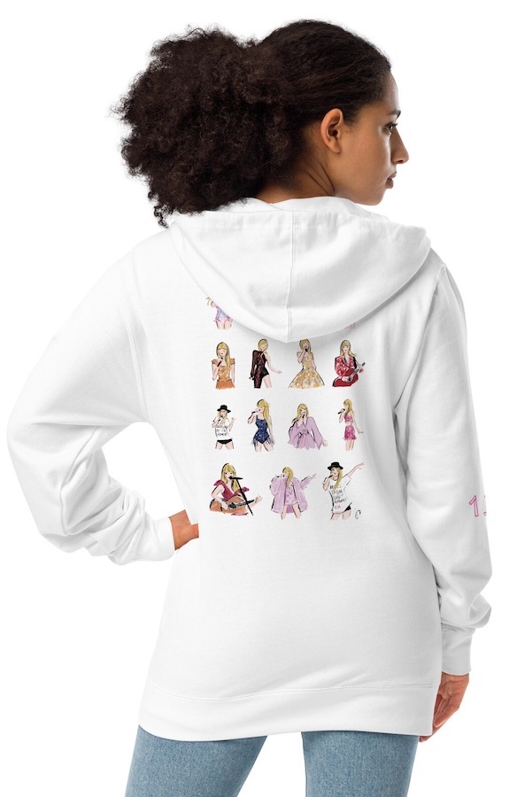 Taylor Swift Sweatshirt by Jennifer Vallez: Favorite Swiftie Gifts for the holidays