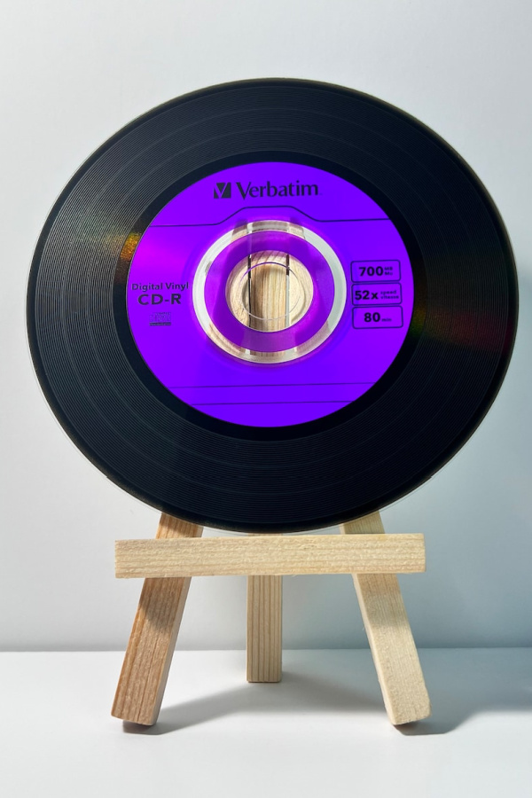 MYO mixtape on CD that looks like vinyl! Cool custom Valentine's gifts for teens