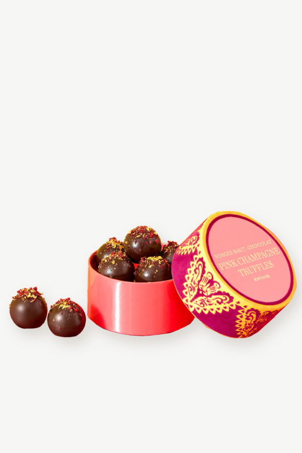 Best gifts for girlfriends: Pink Champagne Truffles from Vosges are affordable and spectacular | Valentines Gifts