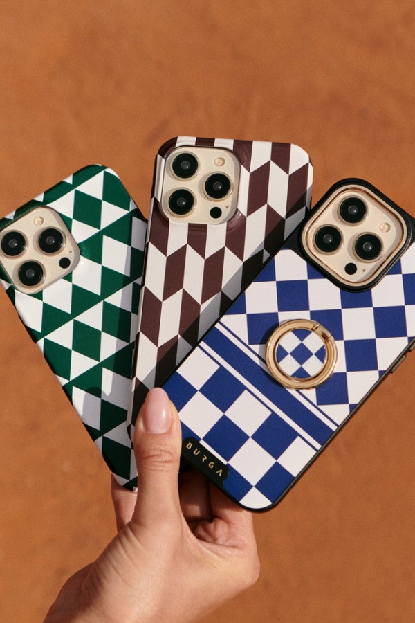 Burga iPhone and Android Phone covers in modern country club-inspired designs 