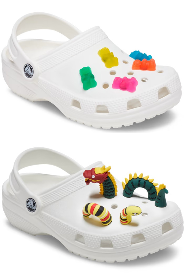 Crocs Jibbitz make cool Easter basket gifts for teens and tweens - love the gummy bears and the new 3-D creatures!