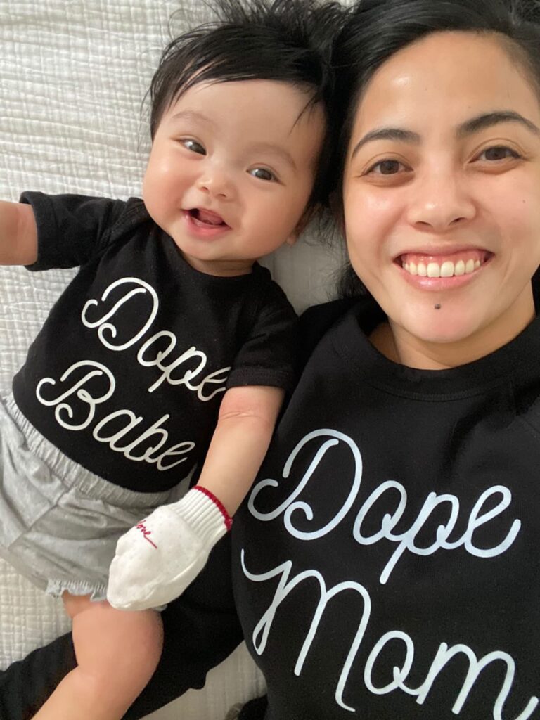Dope baby and me set for mom or dad | Funny baby gifts | cool mom picks baby gift guide