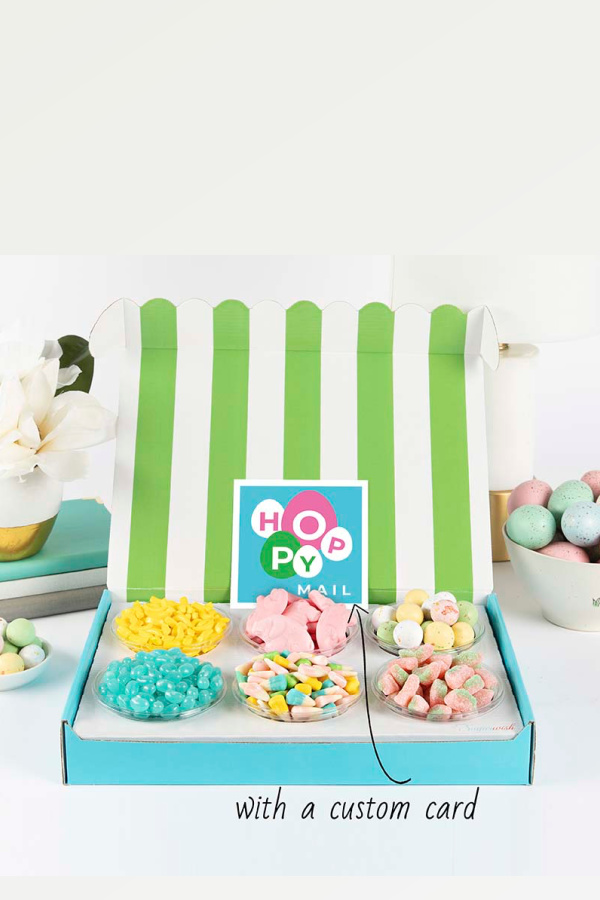 Easter candy with a twist: A Sugarwish lets them pick their own favorites, which later arrive in the mail!