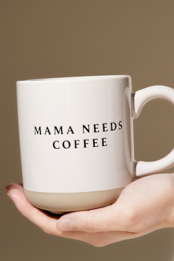 Mama needs coffee: best practical gifts for new moms. Also, throw in some beans!