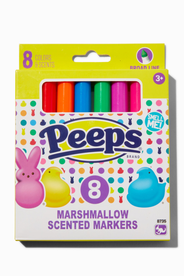 Peeps marshmallow scented markers: Affordable Easter basket ideas under $15 for kids