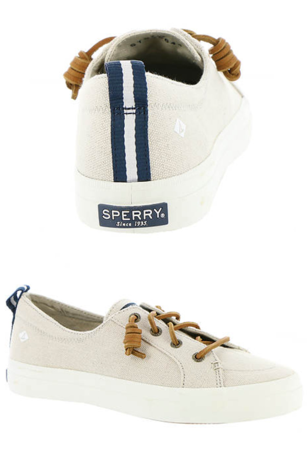 Sperry Top-Sider Boat Shoe reinvented as a modern sneaker. On sale for spring and summer!