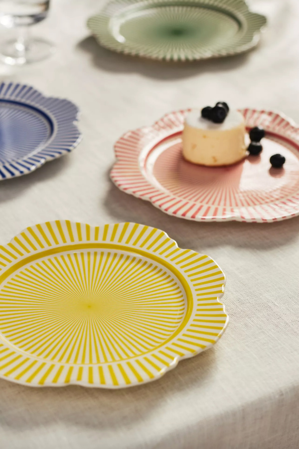 Scalloped spring dishes on sale at Anthropologie: Perfect for Easter