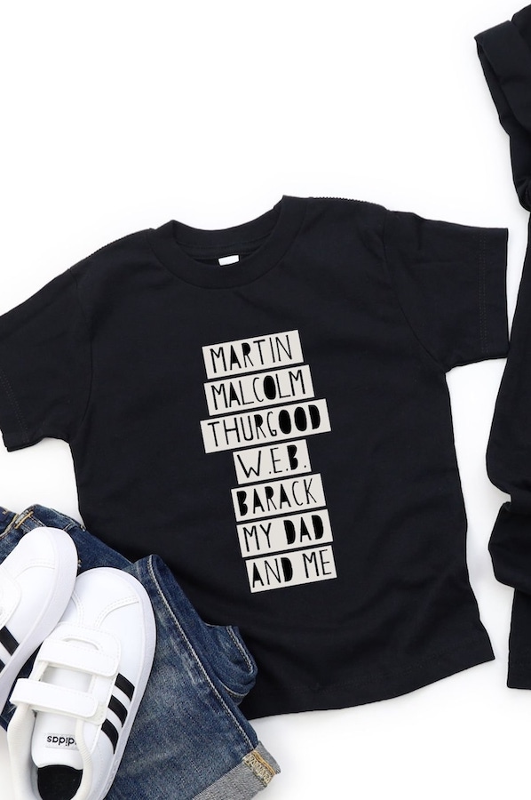 Black history Daddy and me t-shirt set: Cool gifts for 2-year-olds