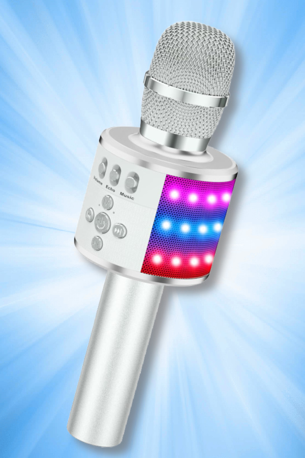 Bluetooth wireless karaoke microphone for kids: Best gifts for 8 year olds