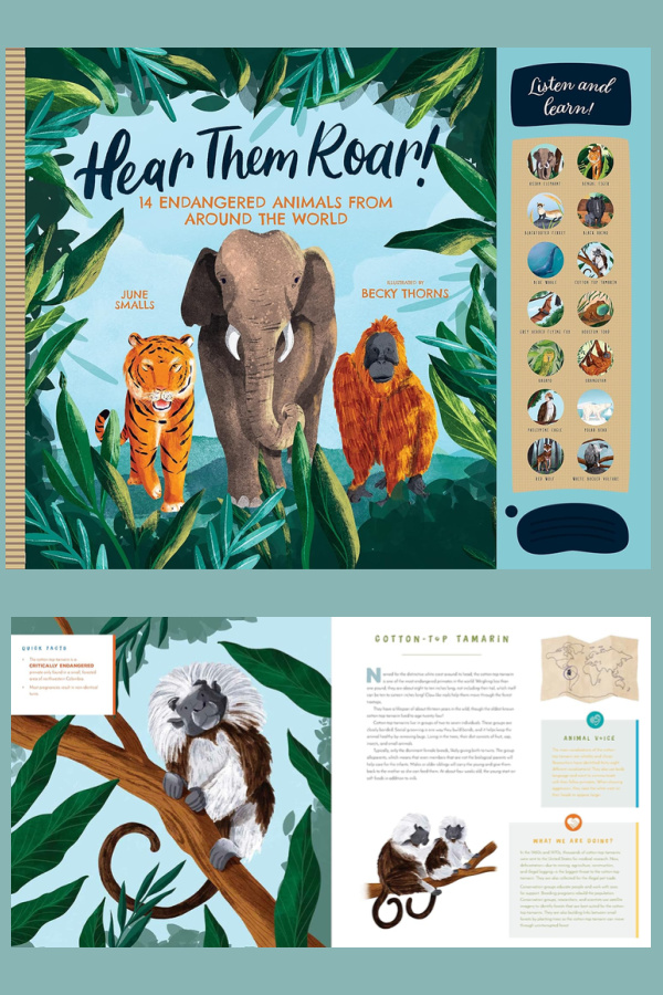 Hear Them Roar: 14 Endangered Animals from Around the World | Best Earth Day Books for Kids