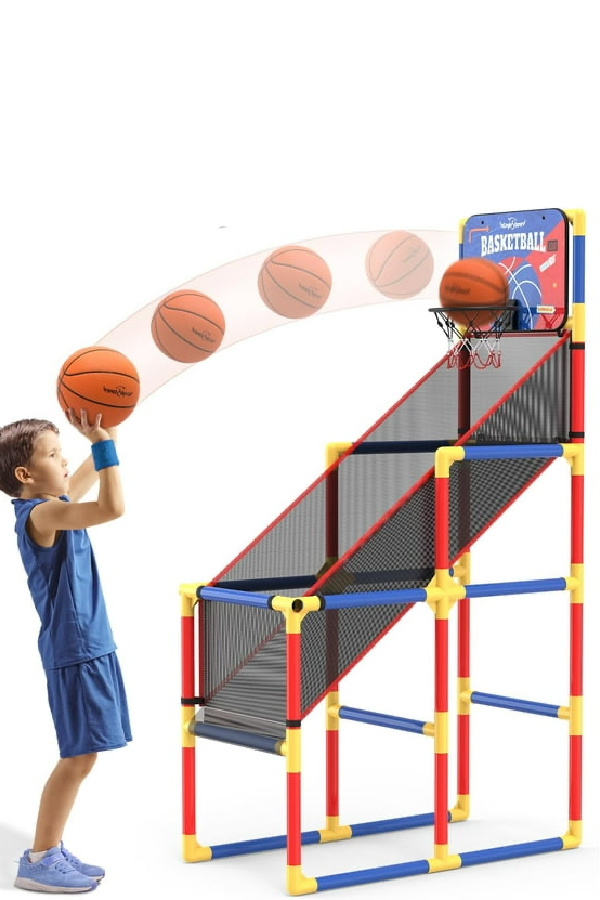 Kids Pop-a-Shot Arcade-Style Basketball Hoop Game | Best gifts for 6 year olds