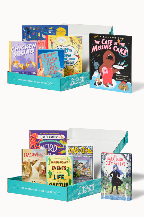 LIterati's personally curated book boxes for kids make outstanding gifts for 8-year-olds