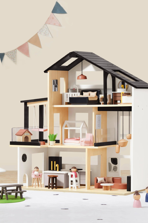 Modern dollhouse for kids from TinyLand: Best gifts for 4-year-olds