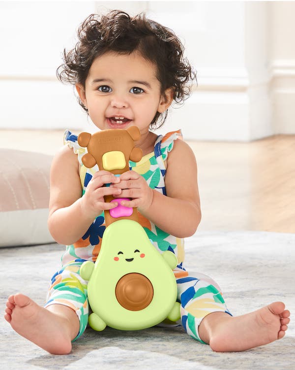 Best gifts for one-year-olds: SkipHop's Rock-a-Mole (get it?) guitar is too cute!