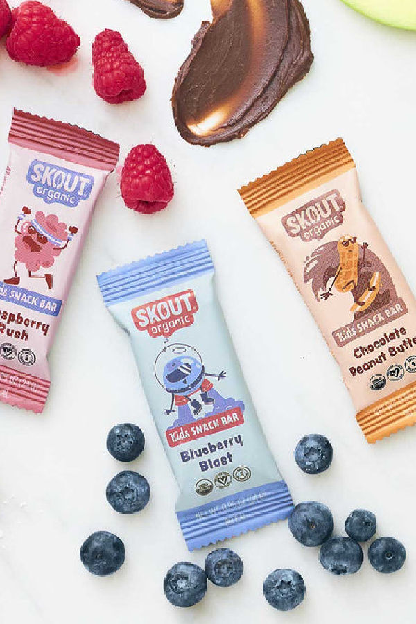 Skout Organic natural snack bars are a great alternative for kids: Organic, vegan, gluten-free, and delicious