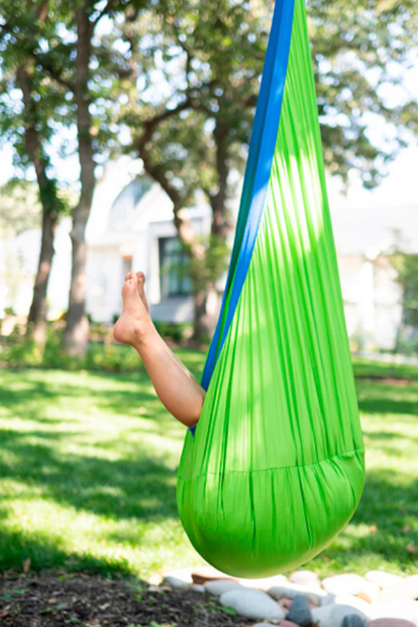 Cool outdoor toys for kids: The SkyNook is like a kids hammock meets swing meets cozy reading nook