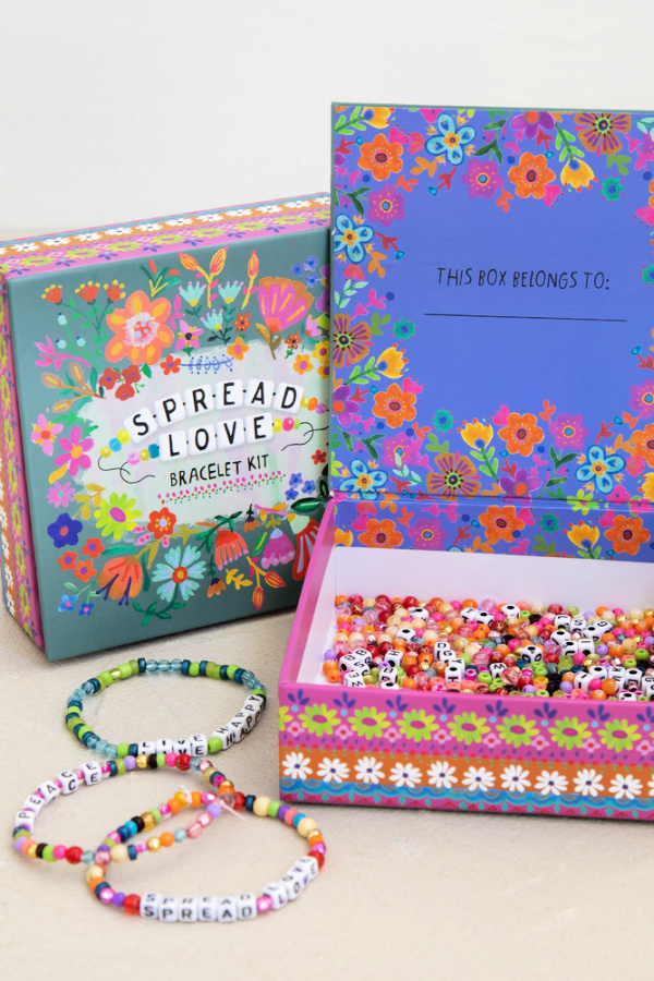 Natural LIfe's beaded bracelet making kit is one of the best gifts for a Taylor Swift fan or any tween