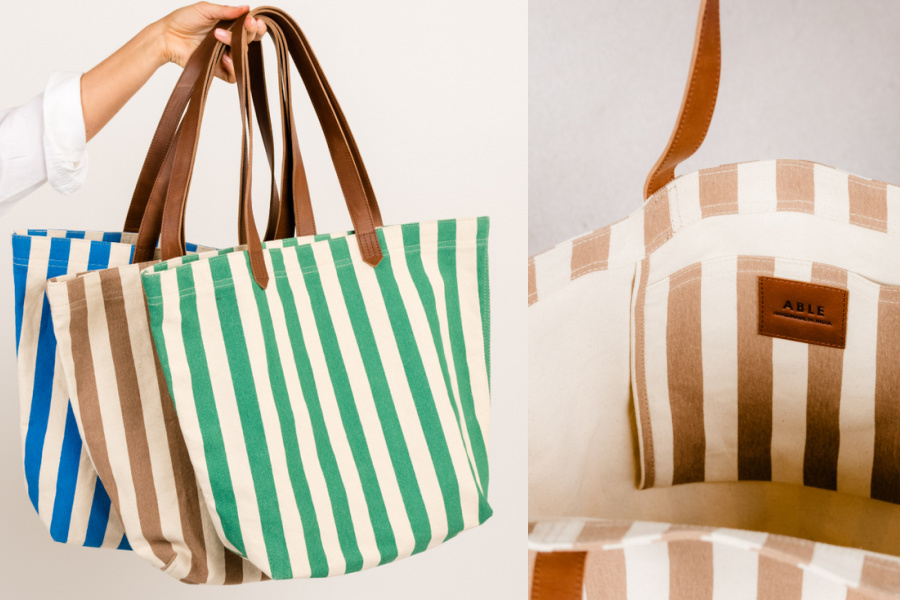 One Cool Thing: The perfect striped summer beach tote. On sale!